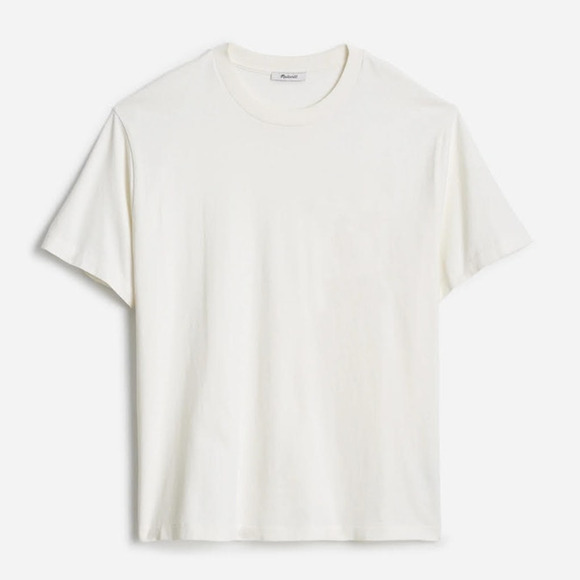 NWT Madewell Men's The Vintage Tee Soft White M *Flaw - Picture 5 of 12